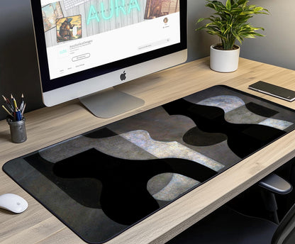 Abstract Desk Mat | Alternative Office Decor | Multiple Size Options