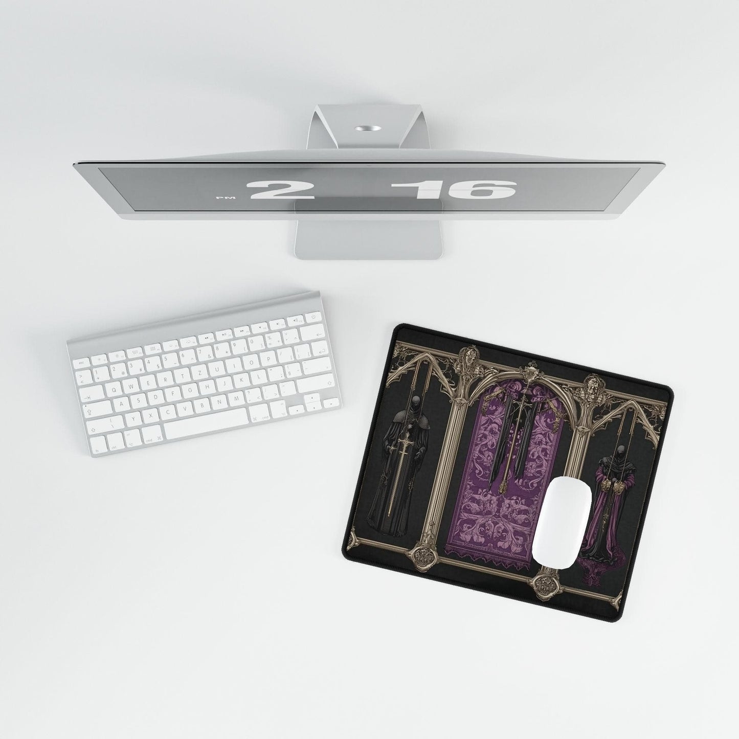 Clergy Tapestry Desk Mat | Alternative Office Decor | Multiple Size Options