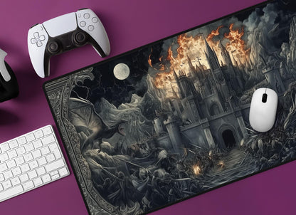 Fantasy Desk Mat | Alternative Office Decor | Multiple Size Options