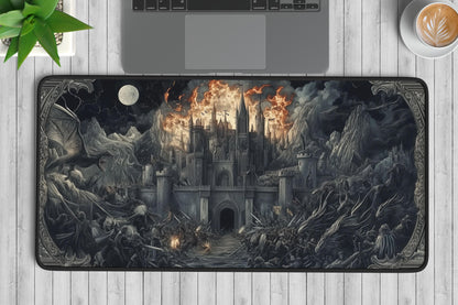 Fantasy Desk Mat | Alternative Office Decor | Multiple Size Options