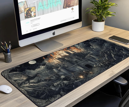 Fantasy Desk Mat | Alternative Office Decor | Multiple Size Options