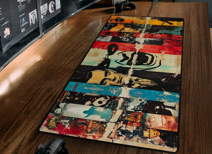 Vintage Horror Movie Desk Mat