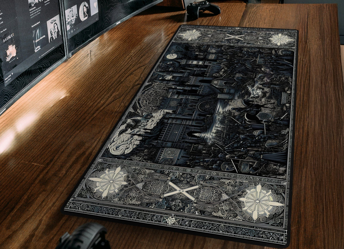 Medieval Noir Desk Mat