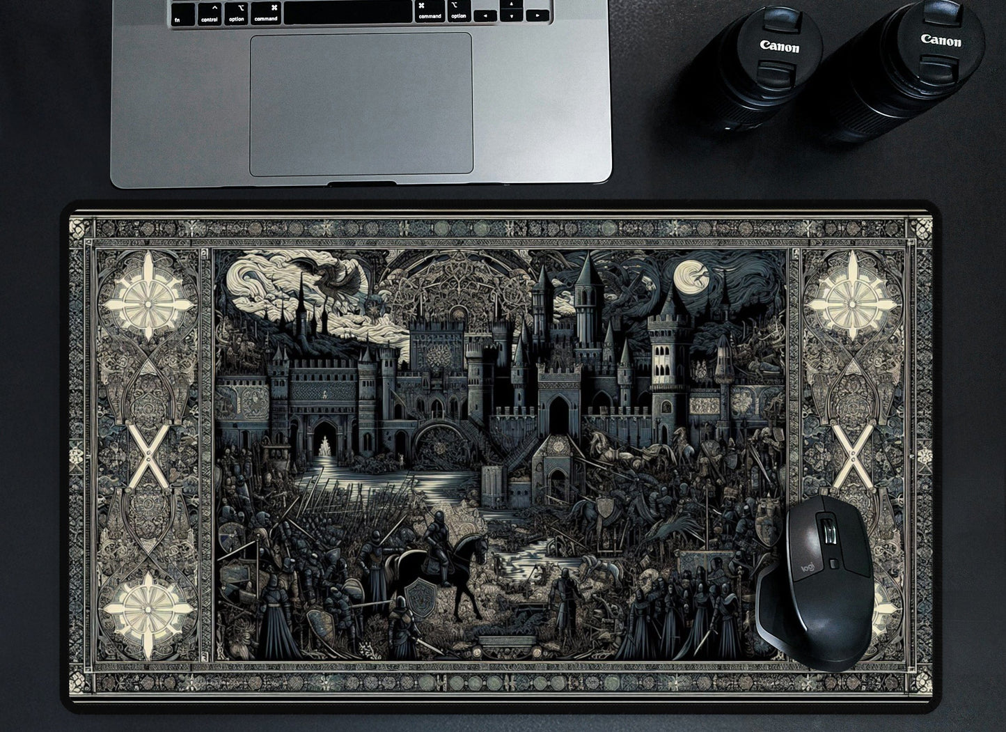 Medieval Noir Desk Mat
