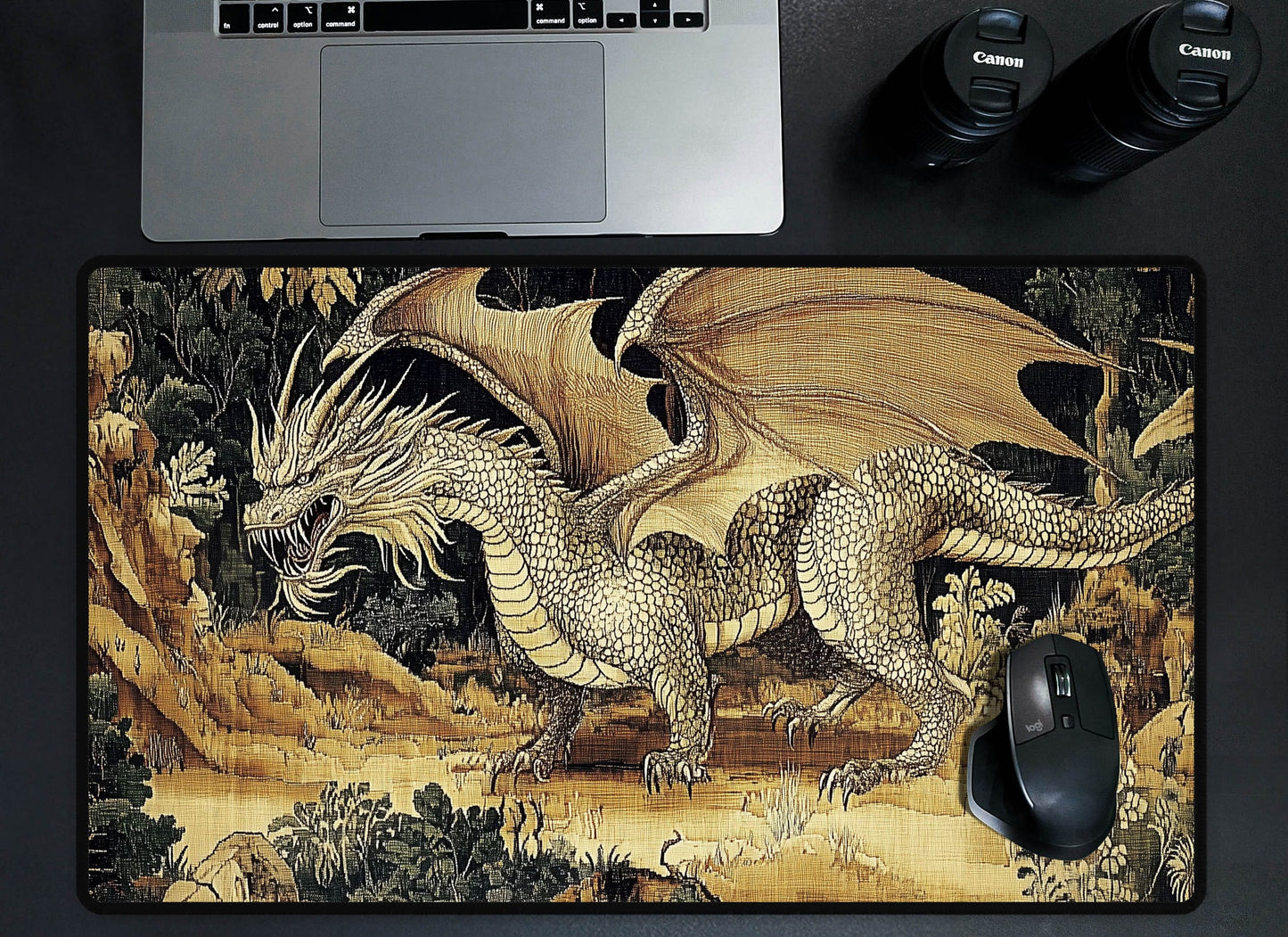Dragon Tapestry Desk Mat