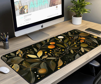 Leafy Desk Mat | Alternative Office Decor | Multiple Size Options