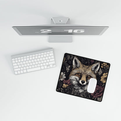 Medieval Fox Tapestry Desk Mat | Alternative Office Decor | Multiple Size Options