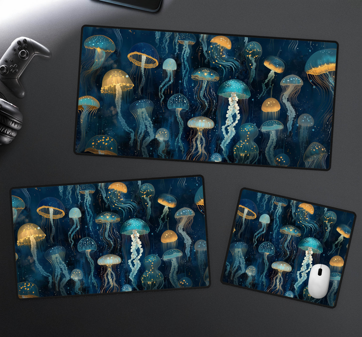 Jellyfish Desk Mat