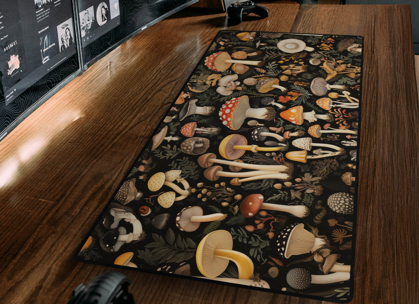 Mushroom Garden Desk Mat