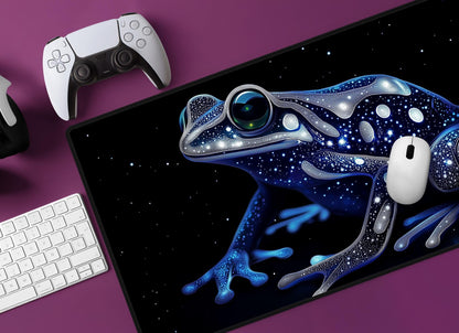 Starry Frog Desk Mat | Alternative Office Decor | Multiple Size Options