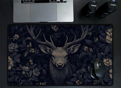 Black Deer Desk Mat