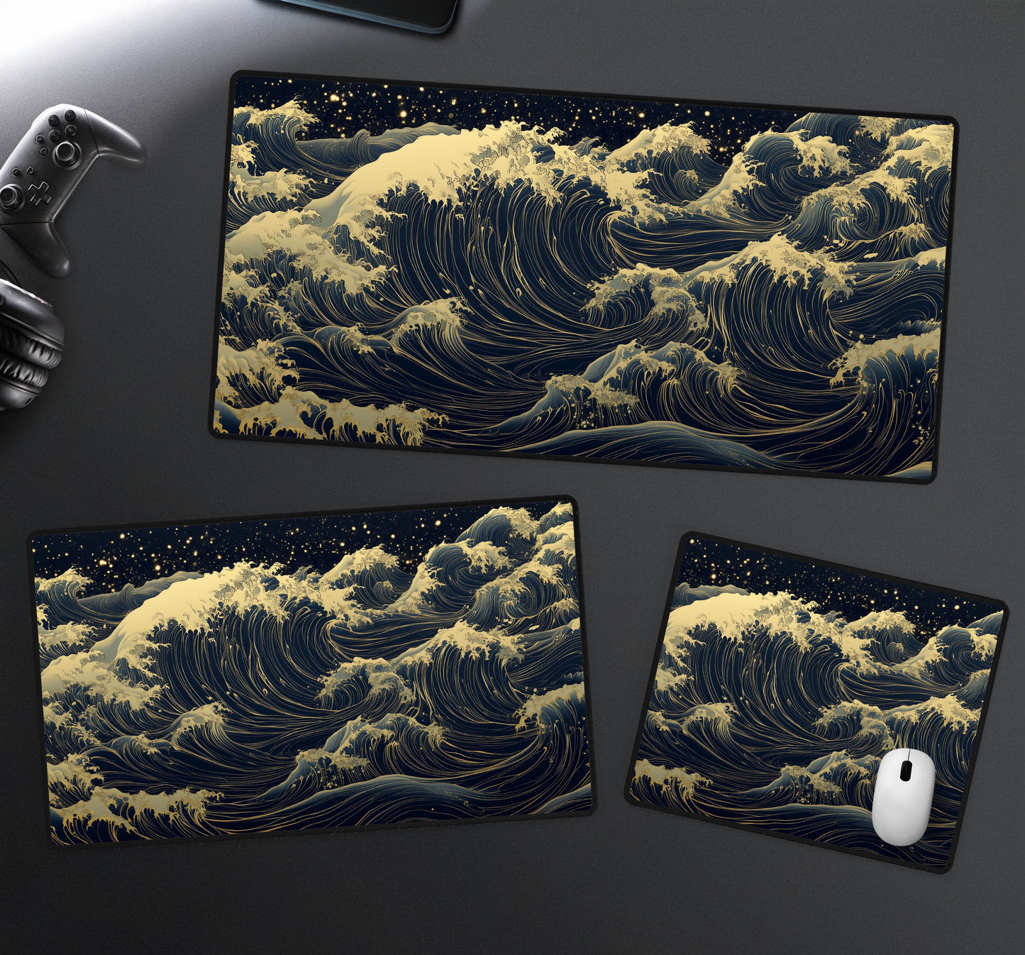 Ocean Waves Desk Mat